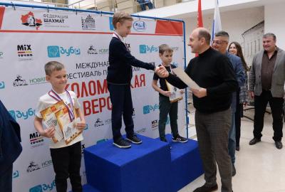 На верхней ступеньке пьедестала Фёдор Бондарев